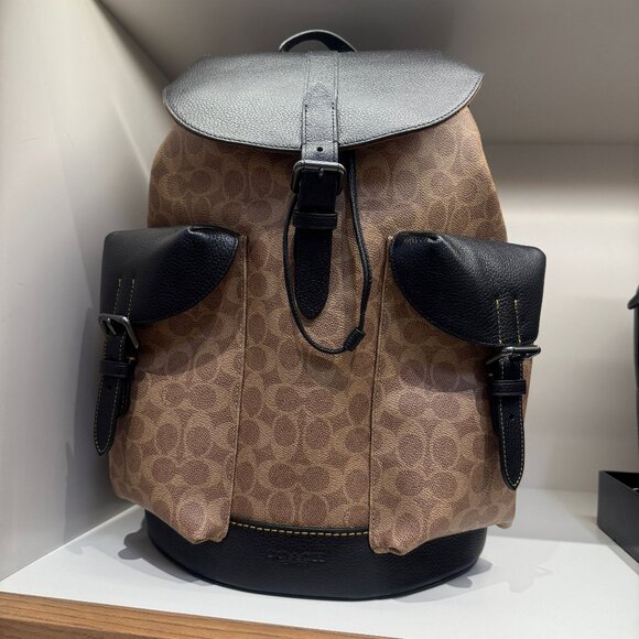 coach Warner Backpack In Signature Canvas cw211 - Picture 1 of 8